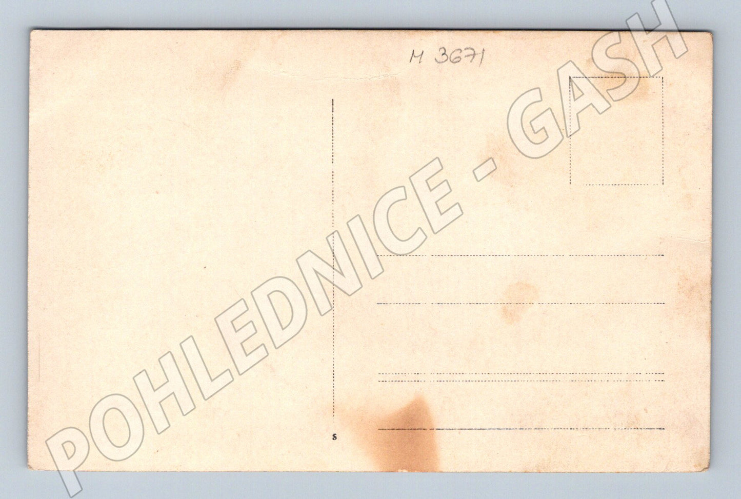 Pohlednice děti u plotu ČSR do 1950 (M3671)