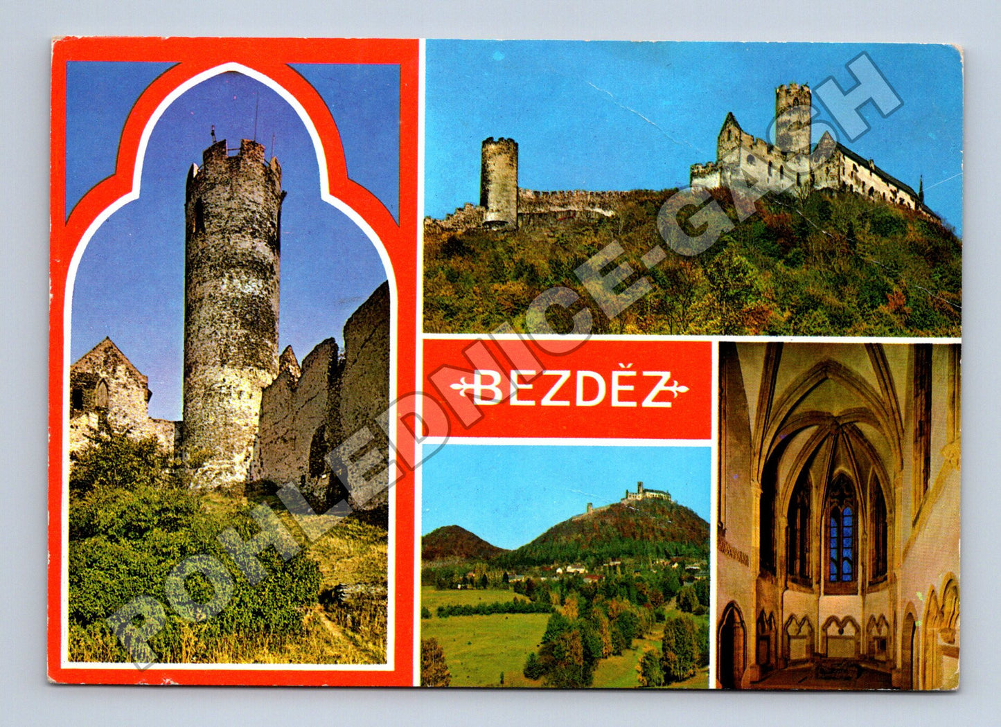 Pohlednice Bezdez hrad 1967 (M36711)