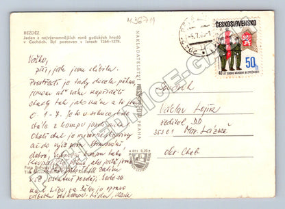 Pohlednice Bezdez hrad 1967 (M36711)