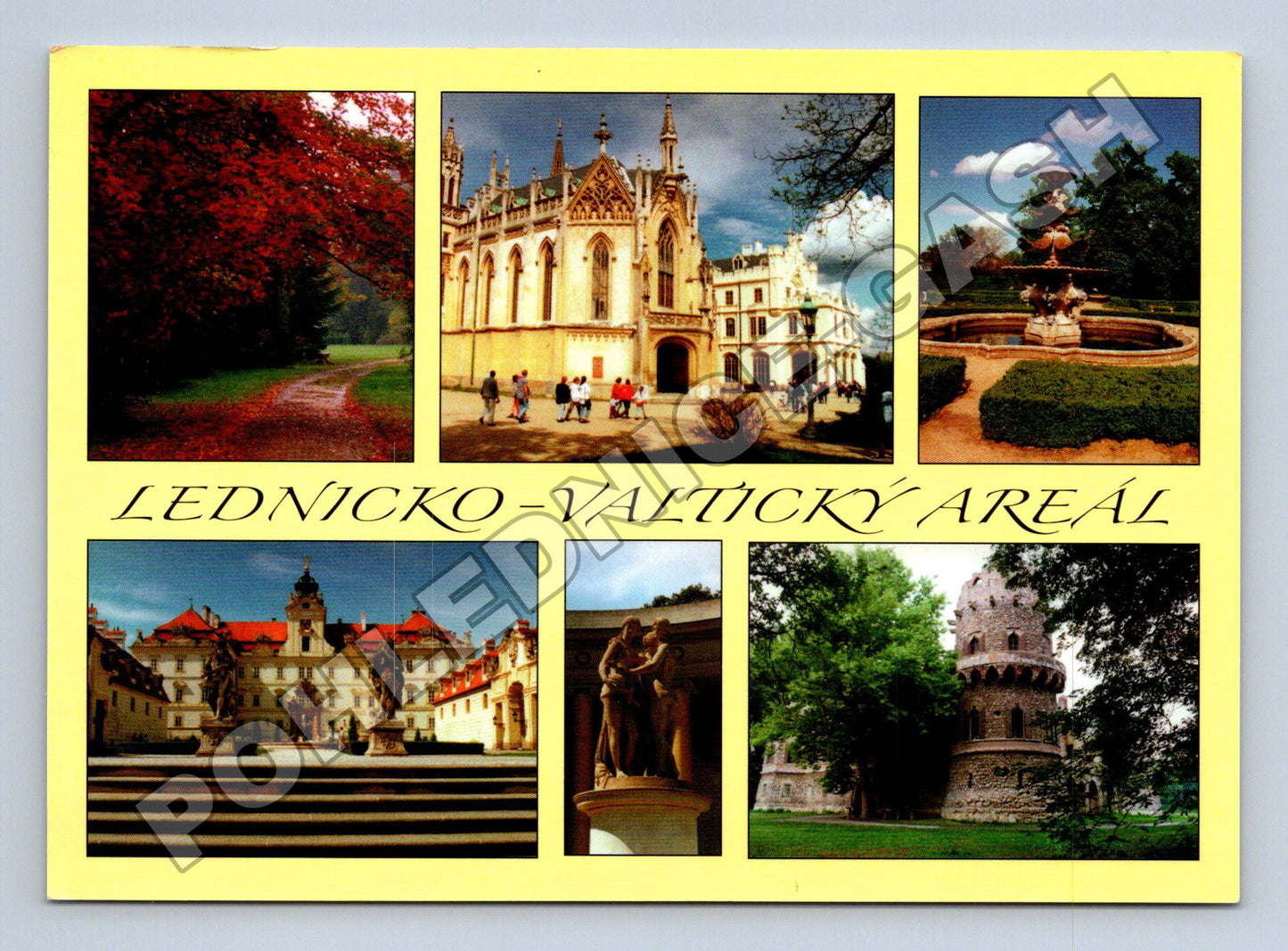 Pohlednice Lednicko-Valtický areál různé motivy 2010 (M36712)