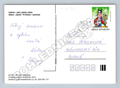 Pohlednice Lednicko-Valtický areál různé motivy 2010 (M36712)