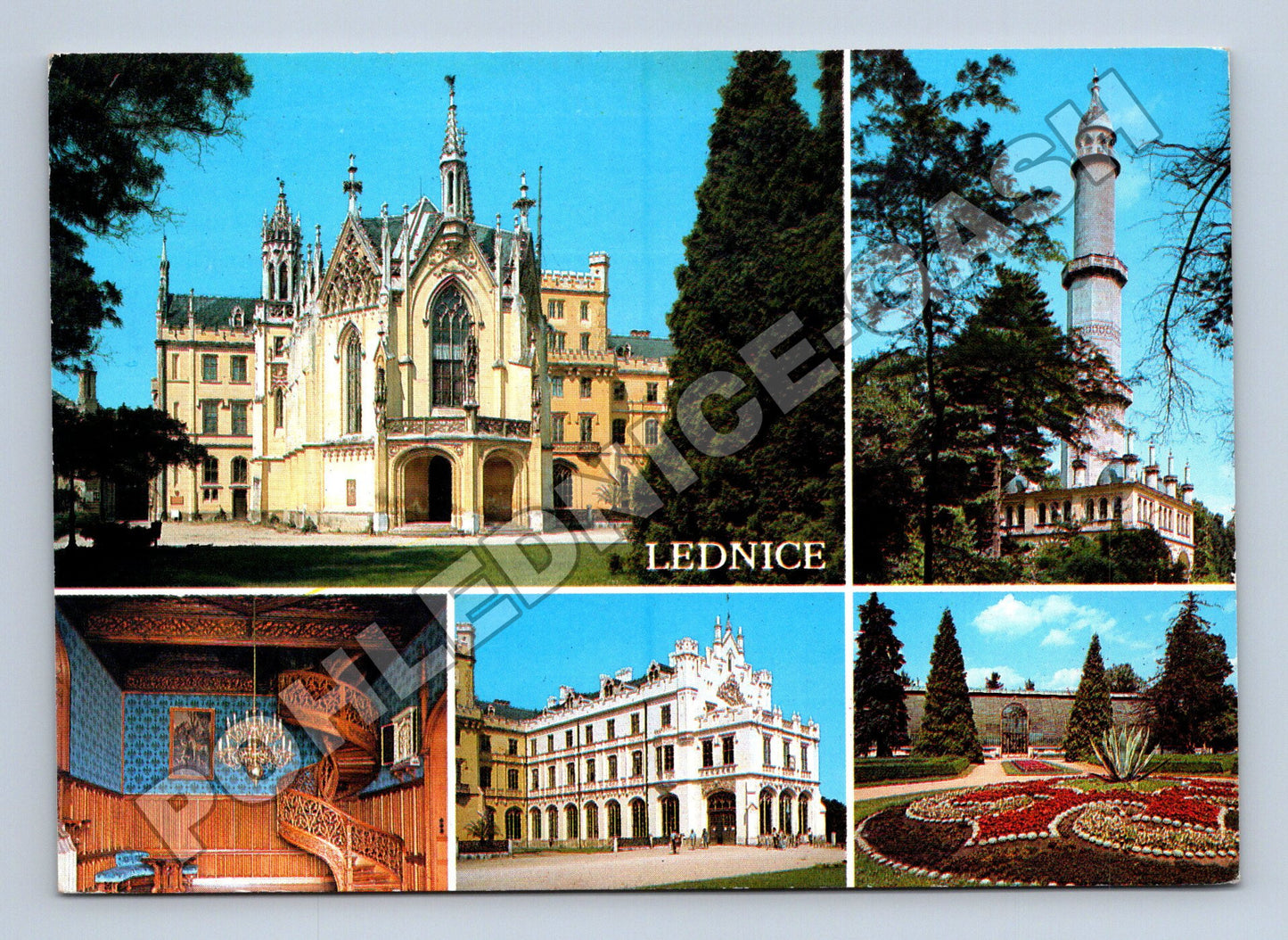 Pohlednice Lednice státní zámek více pohledů (M36715)