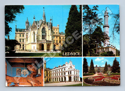 Pohlednice Lednice státní zámek více pohledů (M36715)