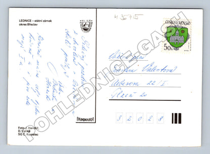 Pohlednice Lednice státní zámek více pohledů (M36715)