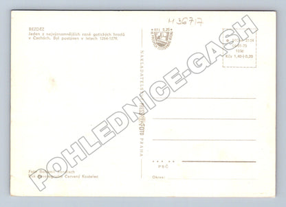 Pohlednice Bezděz hrad více pohledů 1975 (M36717)