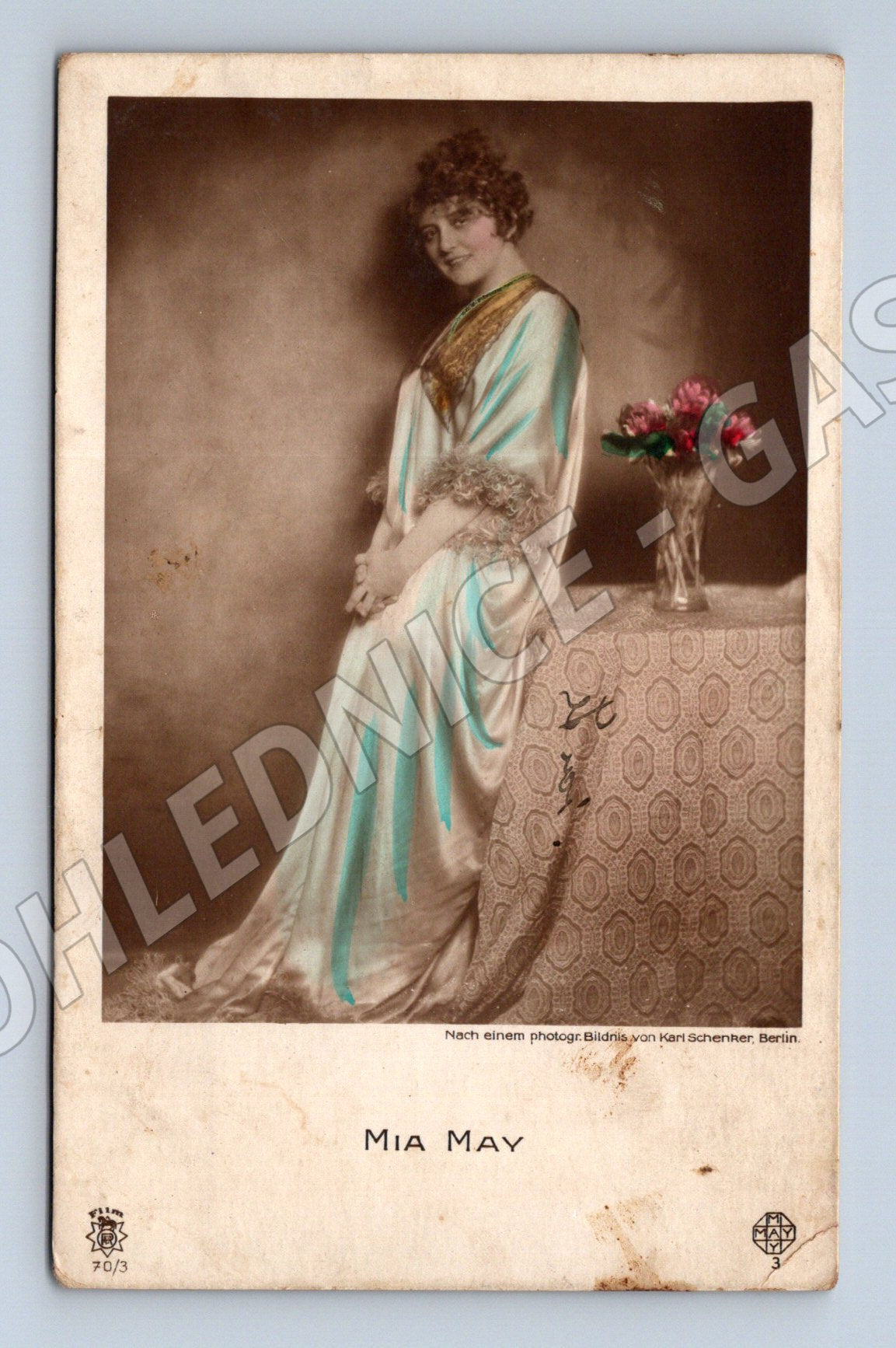 Pohlednice herečka Mia May Berlín kolor (M3672)