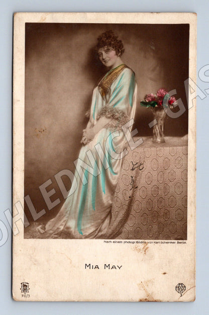 Pohlednice herečka Mia May Berlín kolor (M3672)