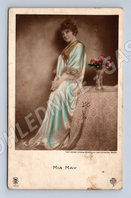 Pohlednice herečka Mia May Berlín kolor (M3672)