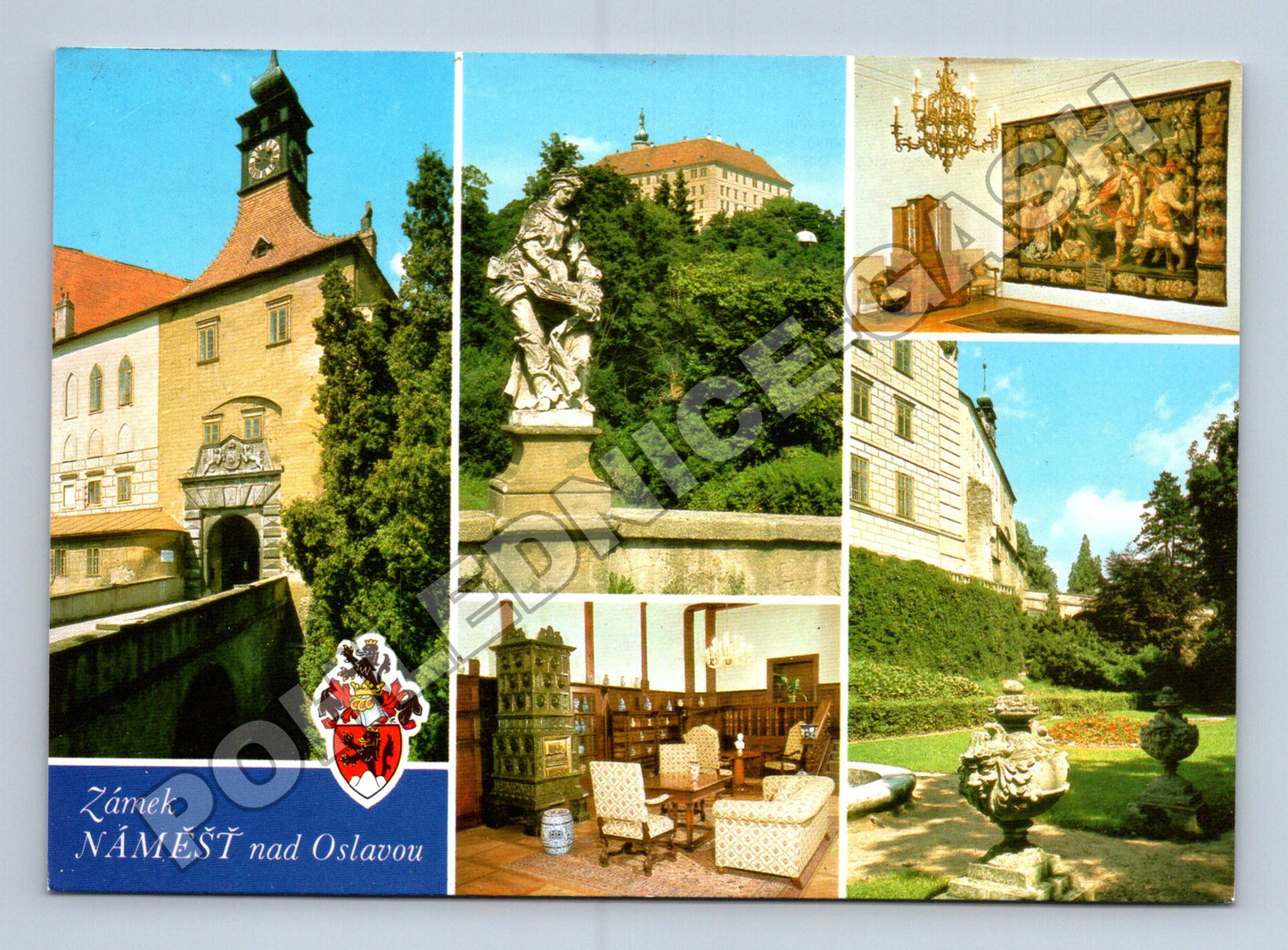 Pohlednice Náměšť nad Oslavou zámek 1971 (M36726)