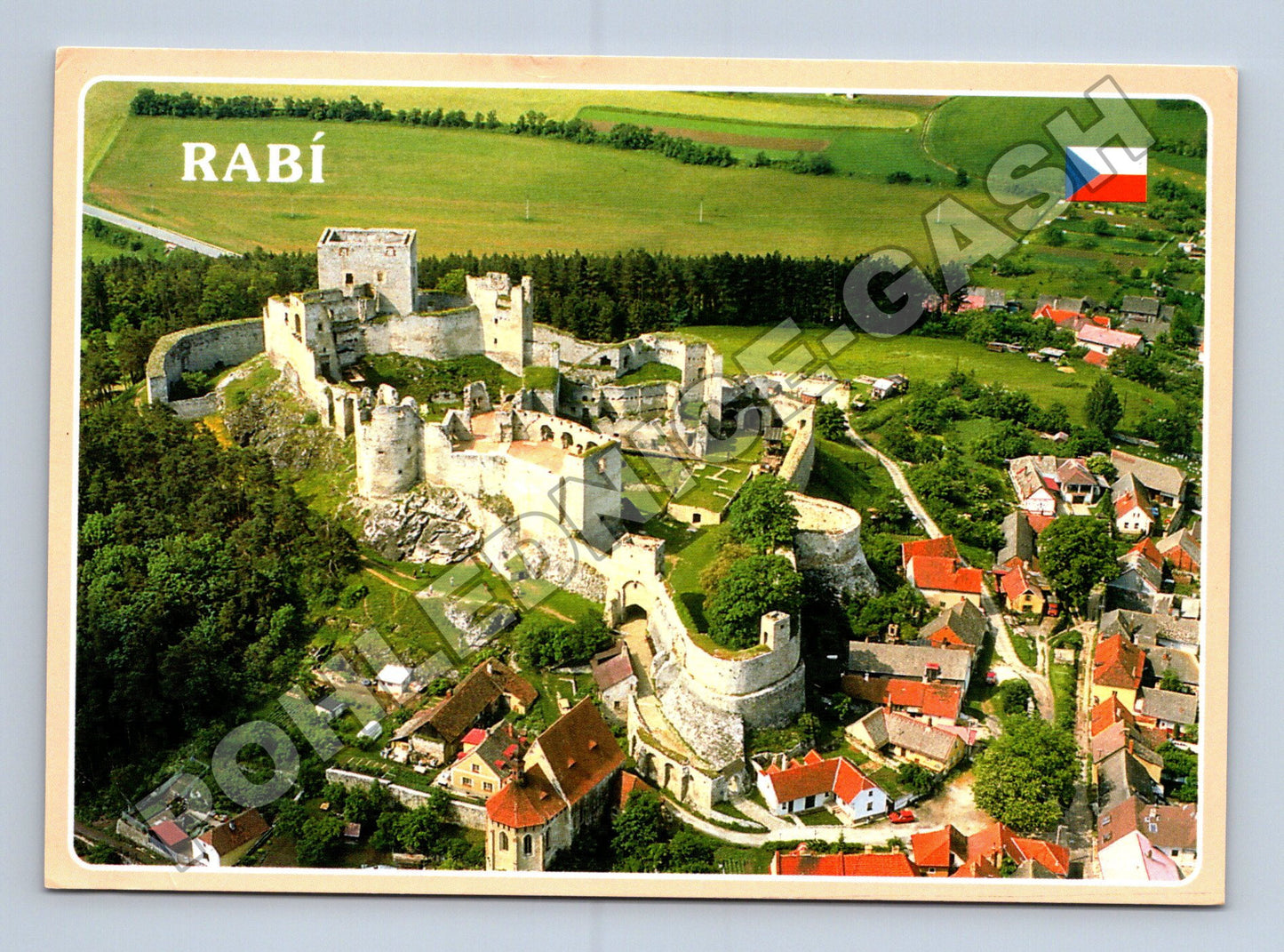 Pohlednice Rábí zřícenina hradu (M36731)