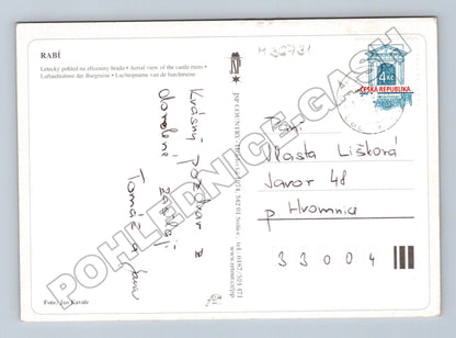Pohlednice Rábí zřícenina hradu (M36731)