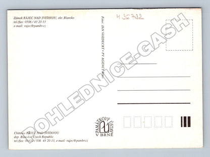 Pohlednice Rájec nad Svitavou zámek (M36732)