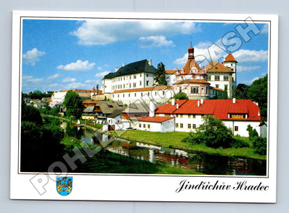 Pohlednice Jindřichův Hradec zámek řeka (M36736)