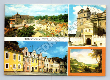 Pohlednice Horšovský Týn zámek náměstí (M36737)