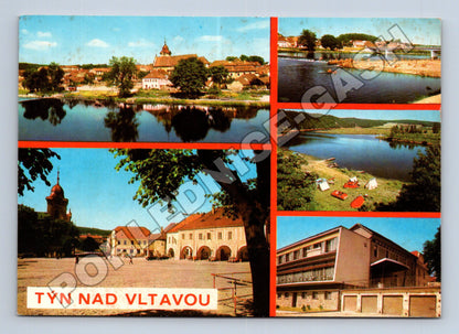Pohlednice Týn nad Vltavou koláž 1974 (M36750)