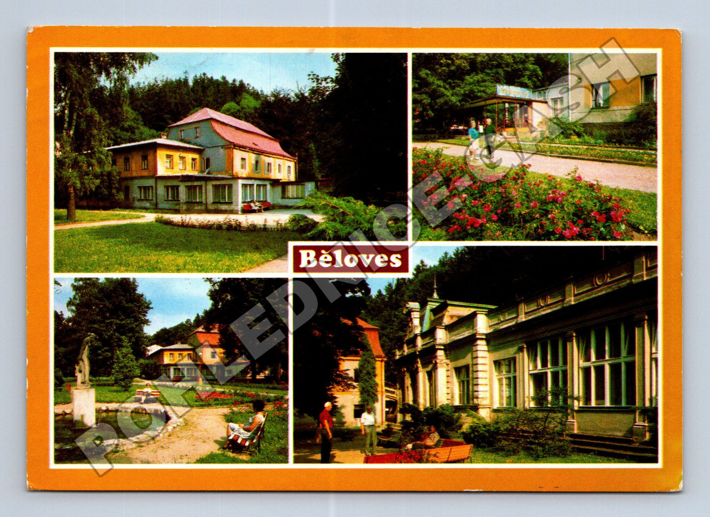 Pohlednice Náchod-Běloves lázně 1987 (M36756)
