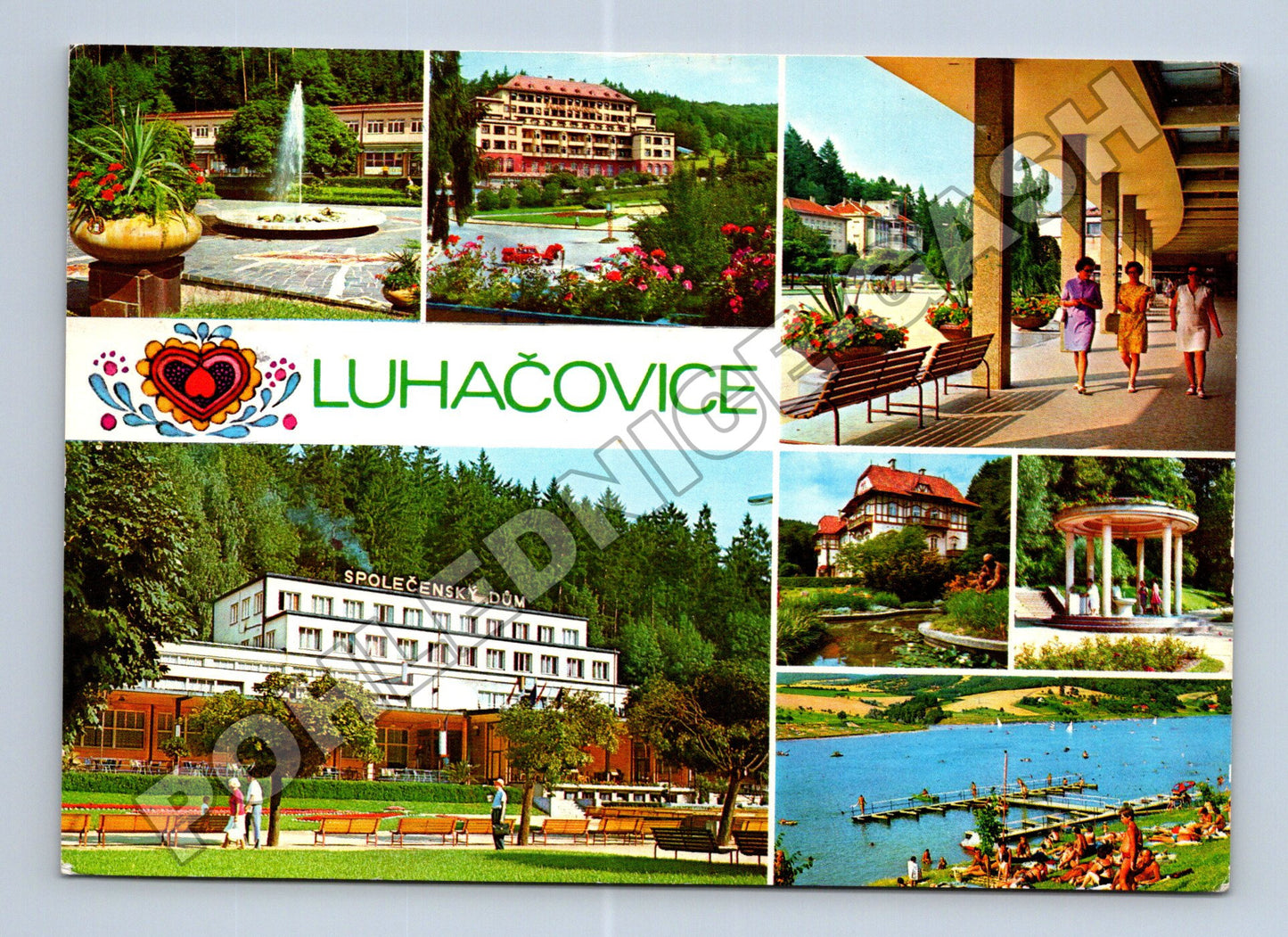 Pohlednice Luhačovice více záběrů 1969 (M36758)