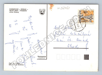 Pohlednice Chanovice Myslív Velký Bor Pačejov 1973 (M36761)