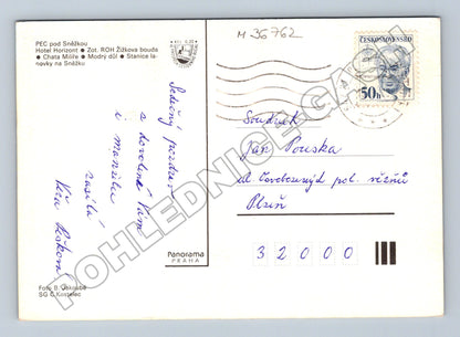 Pohlednice Pec pod Sněžkou multi-view cca 1970 (M36762)