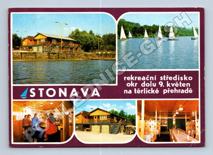 Pohlednice Stonava Těrlická přehrada 1983 (M36764)