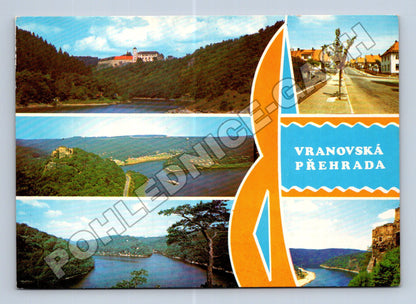 Pohlednice Vranovská přehrada a okolí 1974 (M36767)