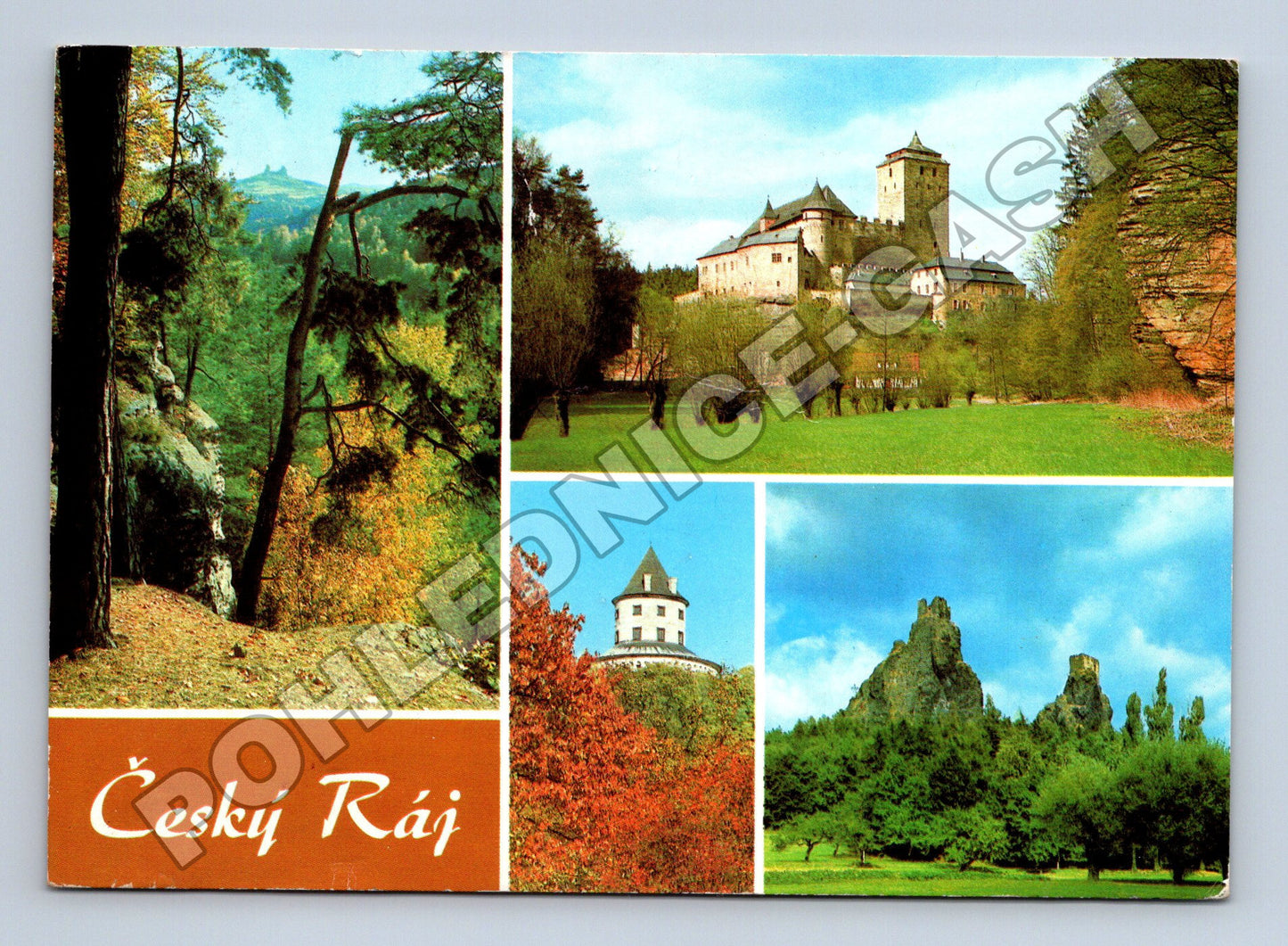 Pohlednice Český Ráj hrady a skály (M36769)