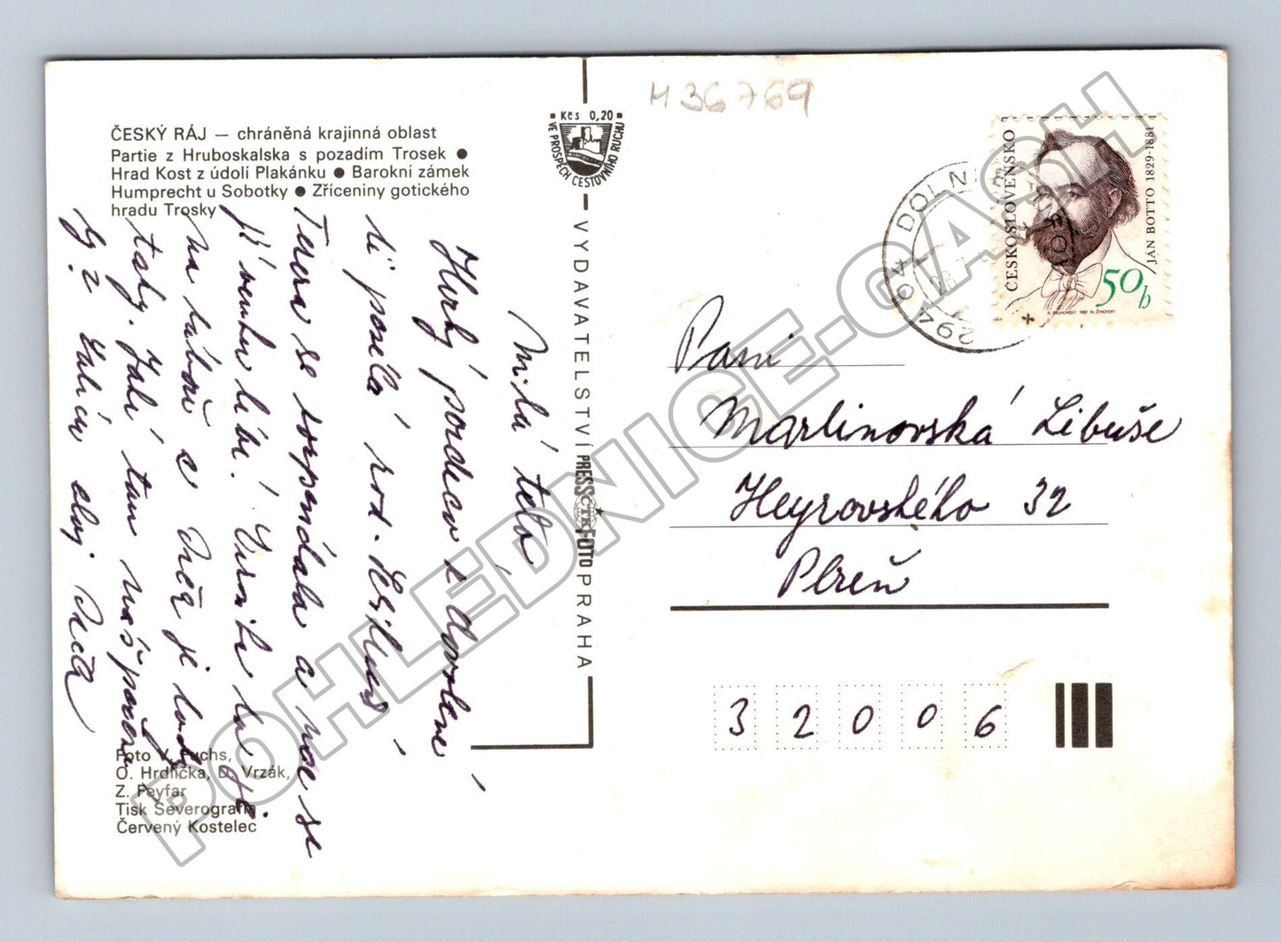 Pohlednice Český Ráj hrady a skály (M36769)