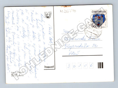 Pohlednice Dolní Bousov Kost Domousnice Humpolec 1950 (M36770)