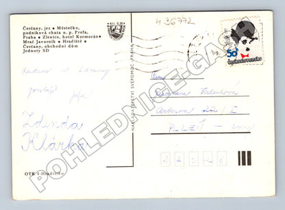 Pohlednice Posázaví multizáběry 1977 (M36772)