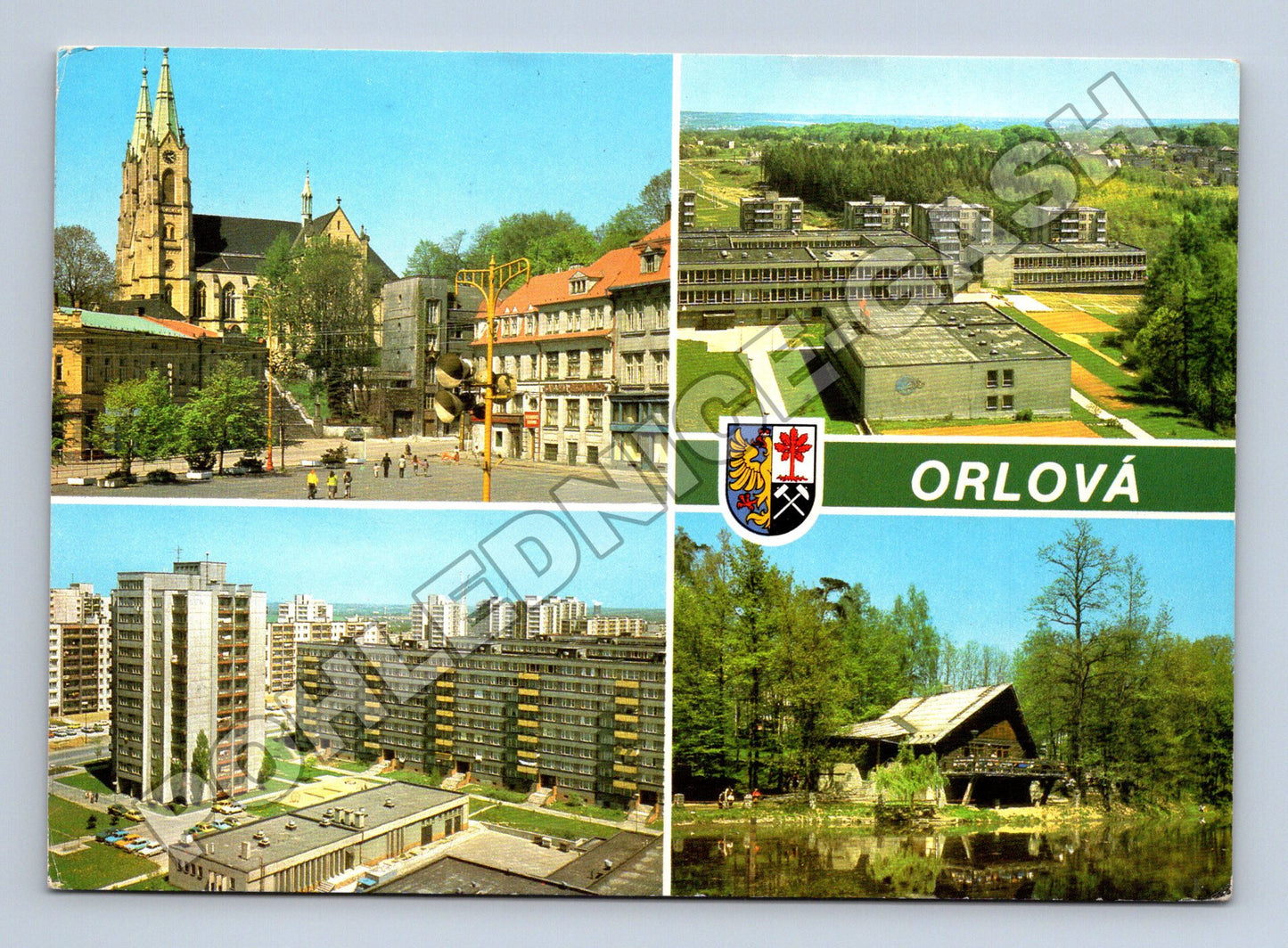 Pohlednice Orlová pohledy na město 1985 (M36773)