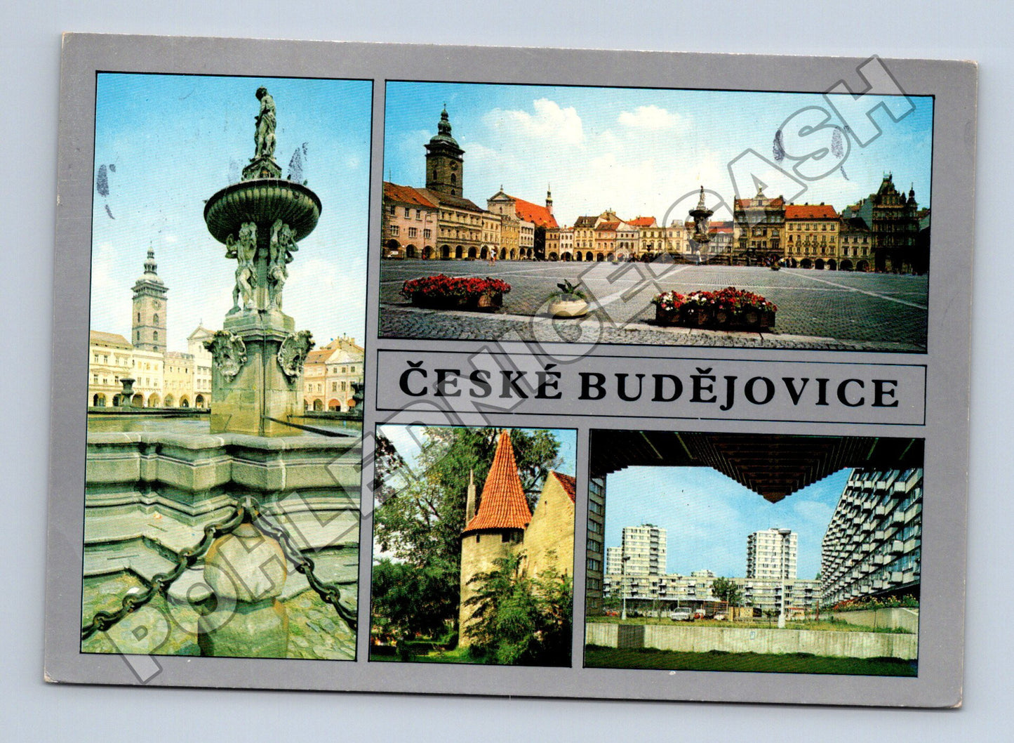 Pohlednice České Budějovice různé motivy 1979 (M36775)