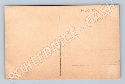 Pohlednice skupina mužů Praha JF Langhans (M3678)