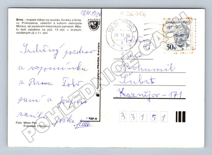 Pohlednice Brno památky 1986 (M36786)