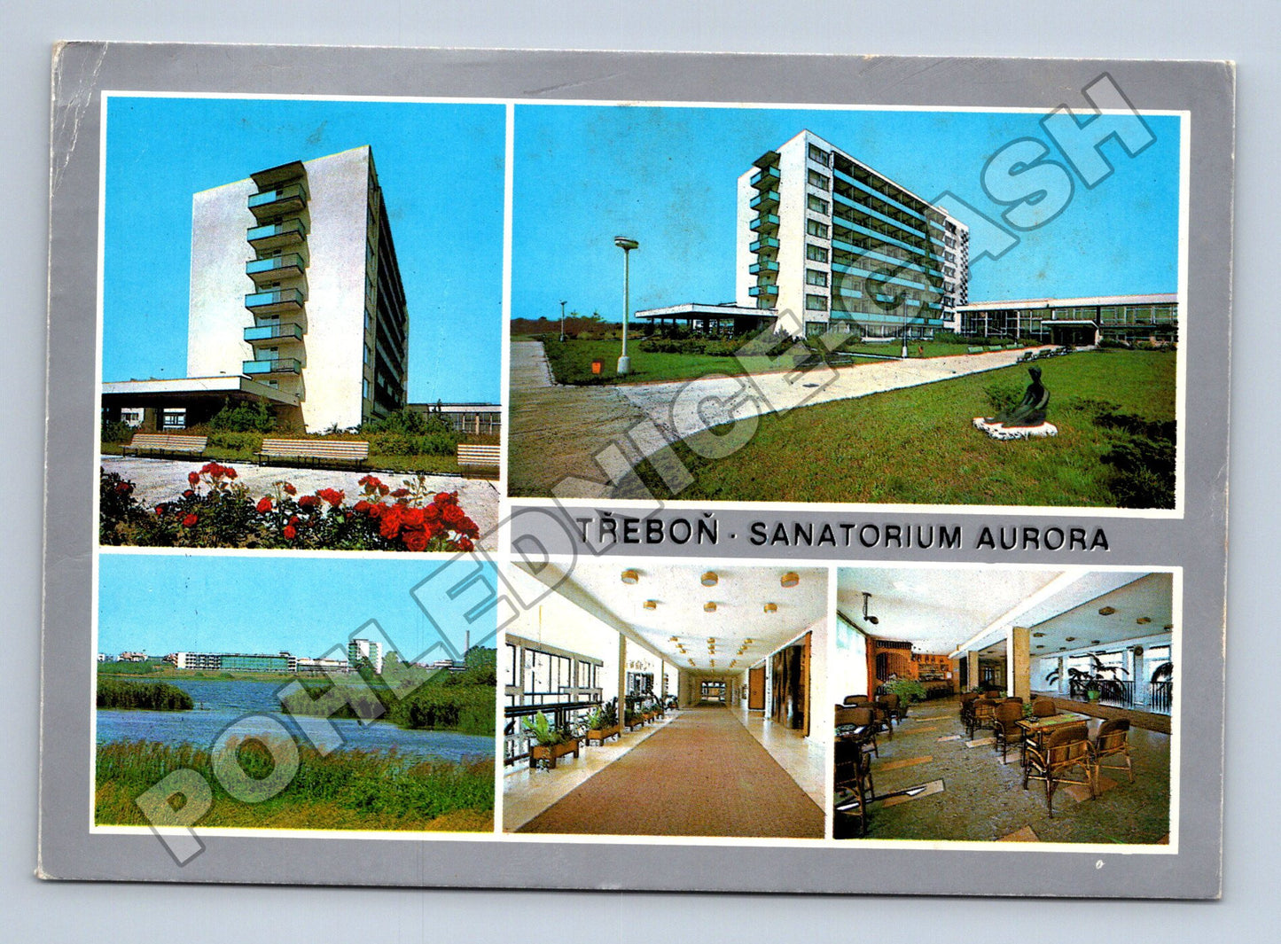 Pohlednice Třeboň Sanatorium Aurora 1986 (M36787)