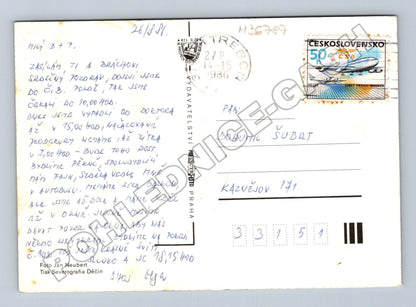 Pohlednice Třeboň Sanatorium Aurora 1986 (M36787)