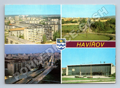 Pohlednice Havířov sídliště, nádraží, město 1970 (M36789)
