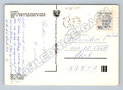 Pohlednice Havířov sídliště, nádraží, město 1970 (M36789)