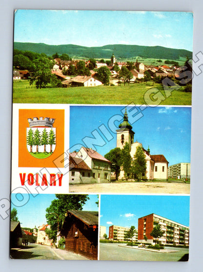 Pohlednice Volary koláž pohledů 1970 (M36798)