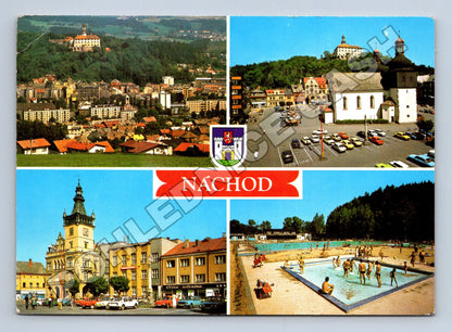 Pohlednice Náchod různé pohledy 1988 (M36801)