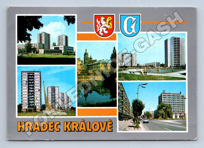 Pohlednice Hradec Králové moderní architektura 1970s (M36802)