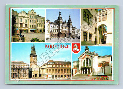 Pohlednice Pardubice různé pohledy 1987 (M36803)