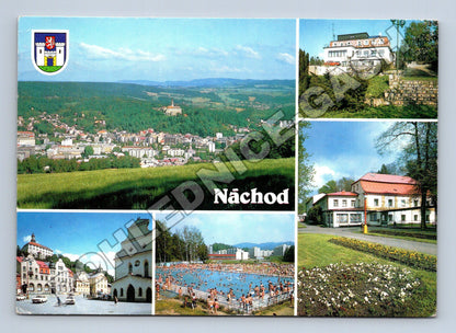 Pohlednice Náchod multi-pohled 1980 (M36810)
