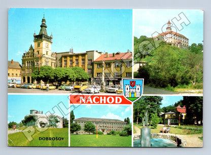 Pohlednice Náchod různé pohledy 1973 (M36811)