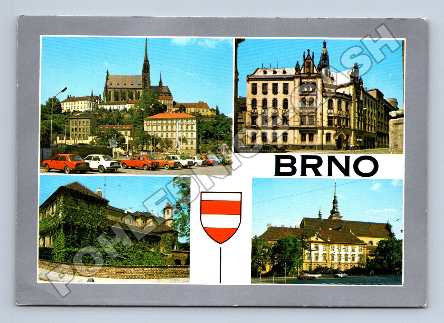 Pohlednice Brno panorama a architektura 1987 (M36812)