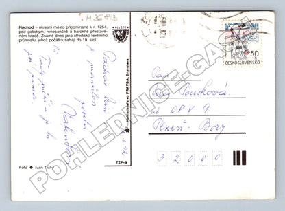 Pohlednice Náchod koláž památky 1982 (M36813)