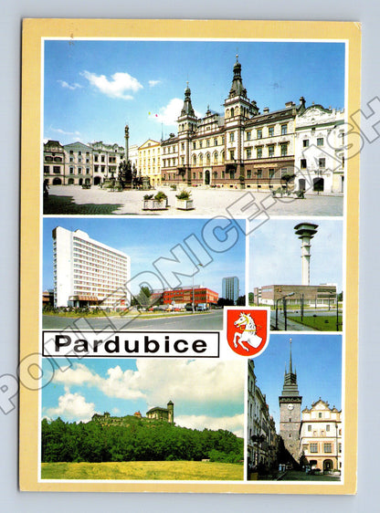 Pohlednice Pardubice různé pohledy 1991 (M36815)