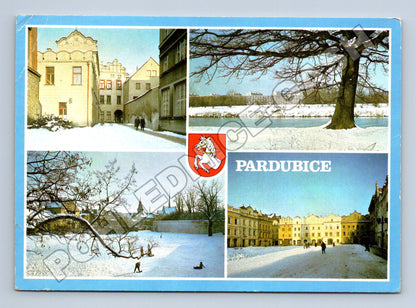 Pohlednice Pardubice zimní motivy 1989 (M36816)
