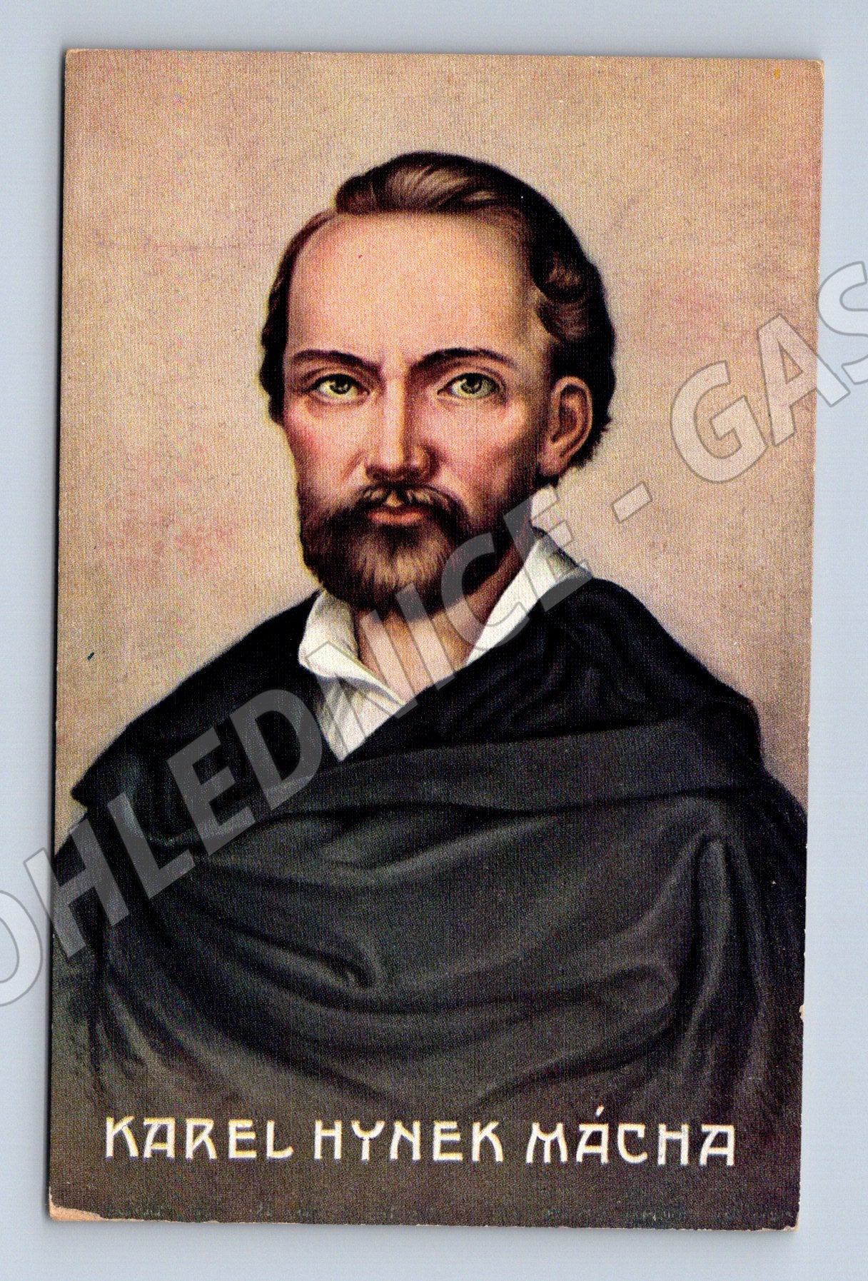 Pohlednice Karel Hynek Mácha portrét (M3682)