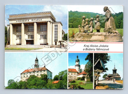 Pohlednice Kraj Aloise Jiráska a Boženy Němcové 1987 (M36820)