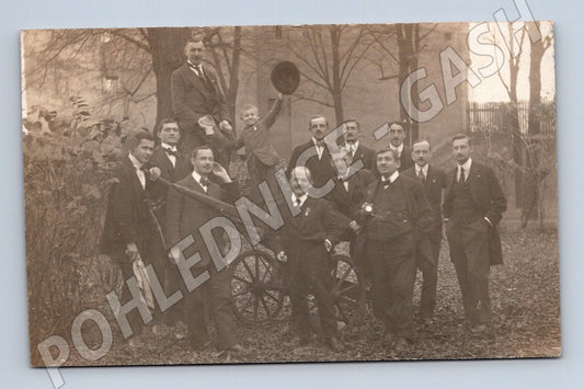 Pohlednice Slaný 28 října historický snímek (M3683)